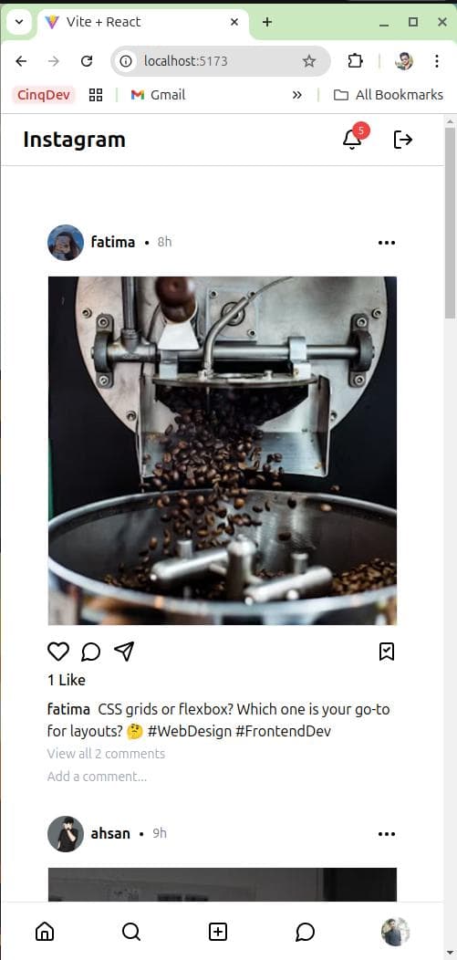MERN Instagram Clone screenshot 5
