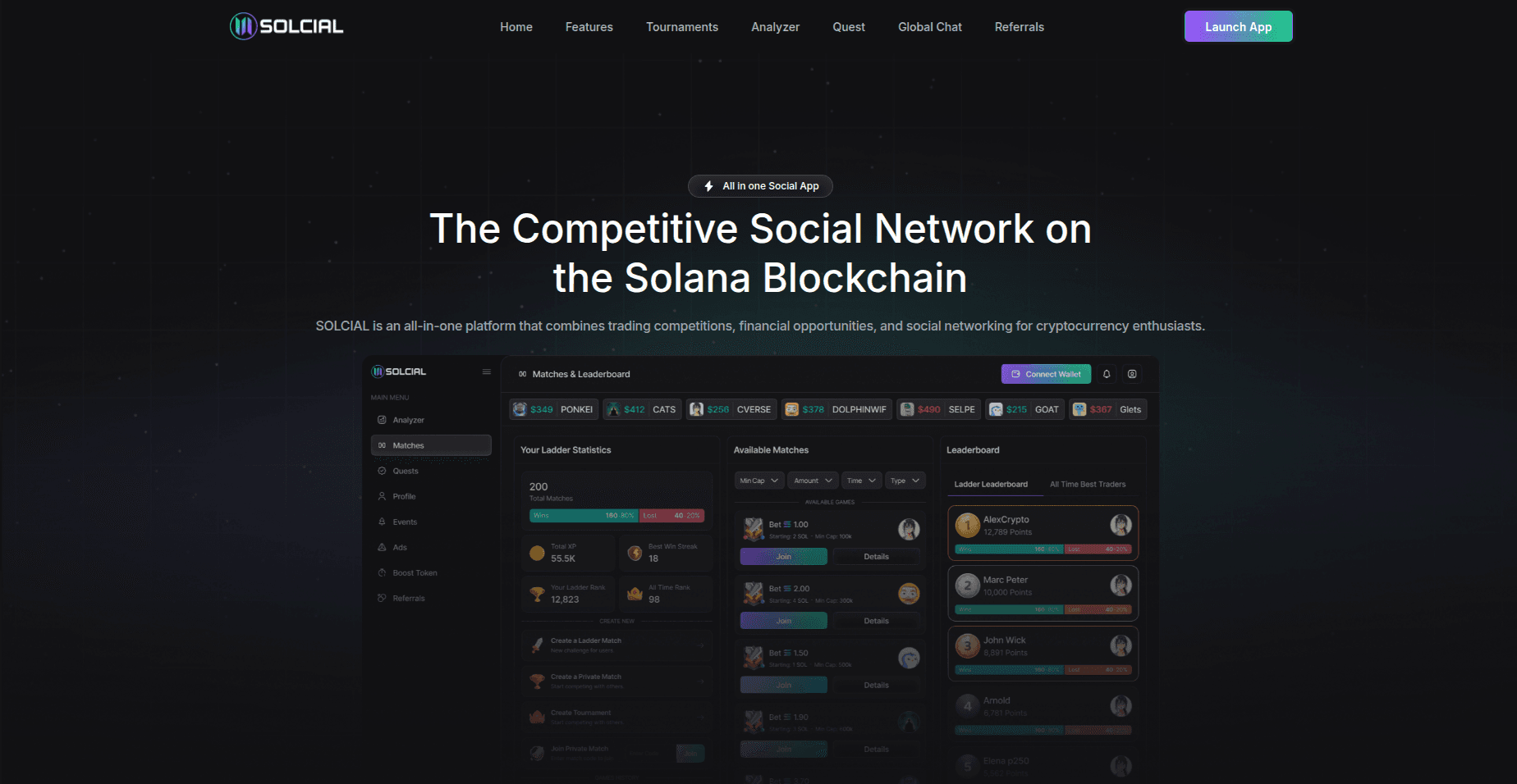 Solscial – Solana Blockchain Quest & Wallet Tracker screenshot 1