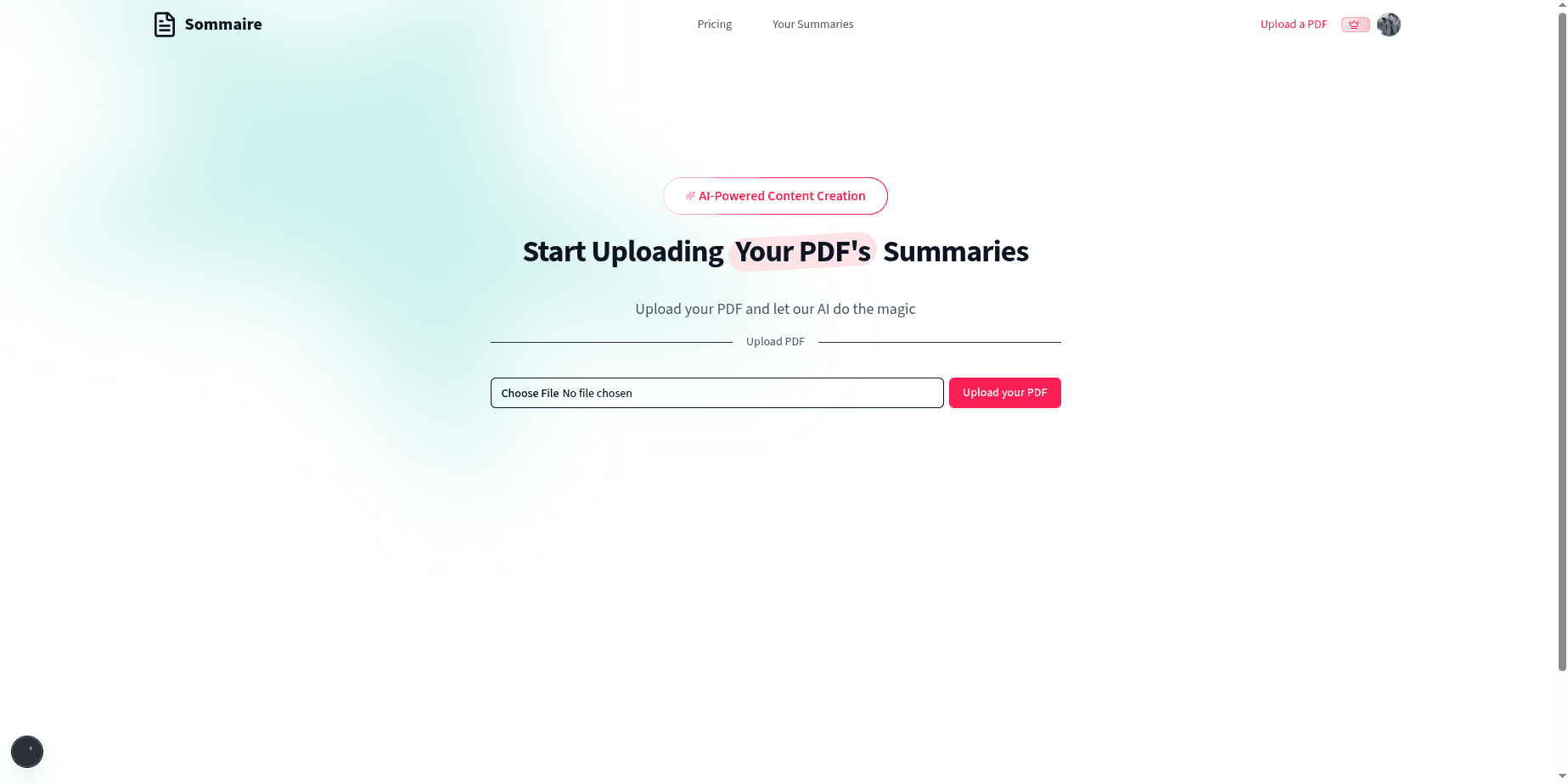Sommaire - AI PDF Summarizer screenshot 2