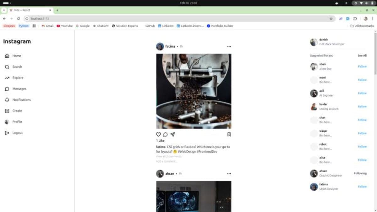 MERN Instagram Clone